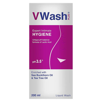 VWash Plus Expert Intimate Hygiene|| With Tea Tree Oil|| Liquid Wash Prevents Dryness|| Itchiness And Irritation|| Balances PH|| Paraben Free|| 200 ml
