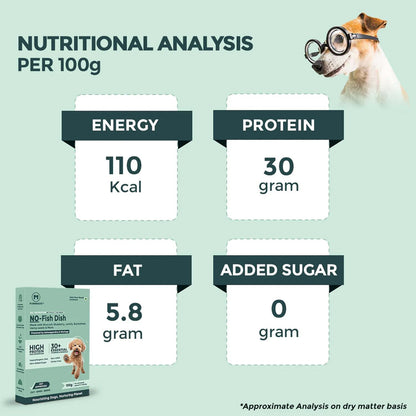 FURRMATE Fresh Wet Dog Food Veg & Nutritionally Complete NO-Fish Dish 100g | Dog Food for Sensitive stomachs | Human-Grade Ingredients | High-Protein Recipe for Active Dogs (1, NO-Fish Dish)