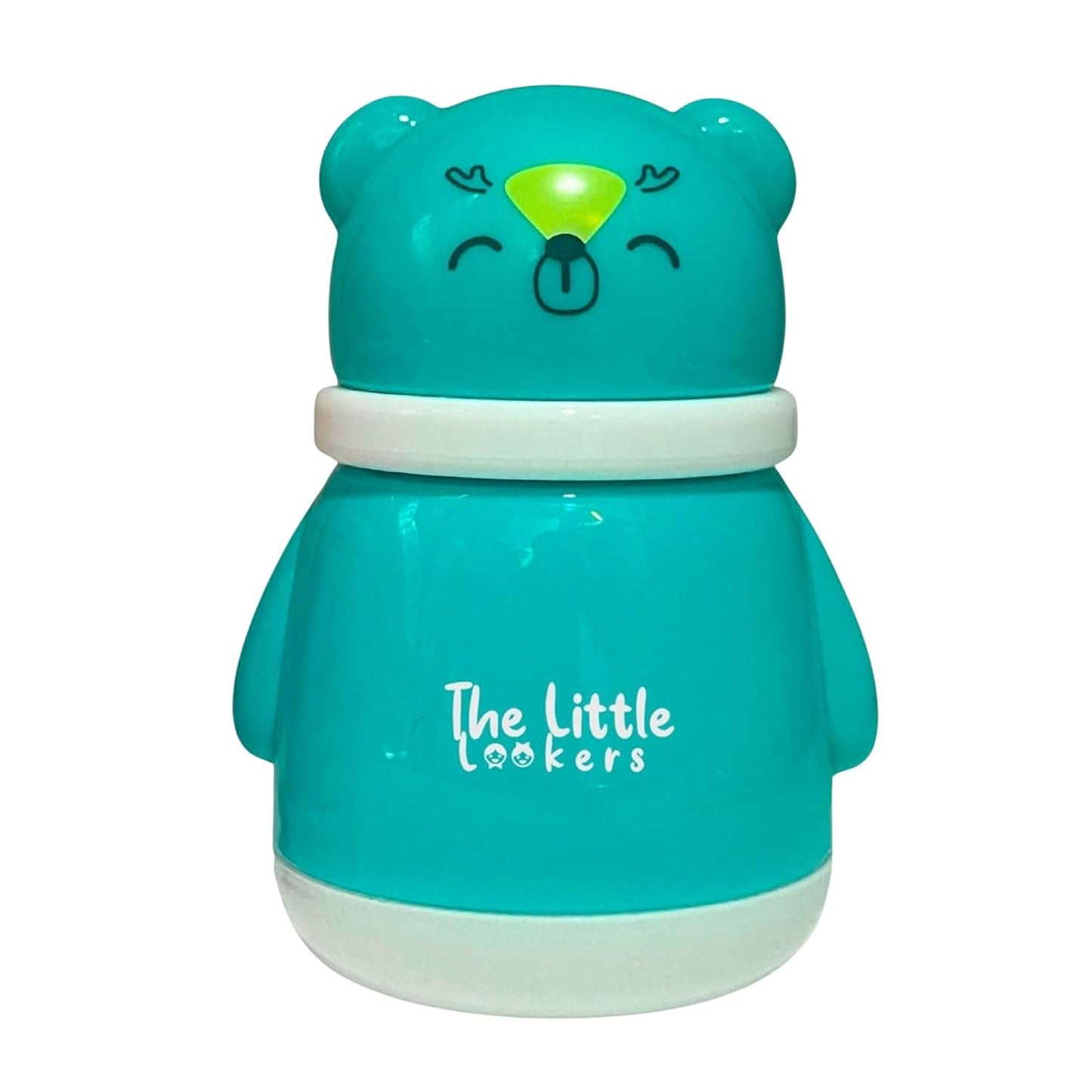 THE LITTLE LOOKERS Portable Baby Skin Care Baby Powder Puff With Box Holder Container For New Born & Kids For Baby Face & Body (Green)