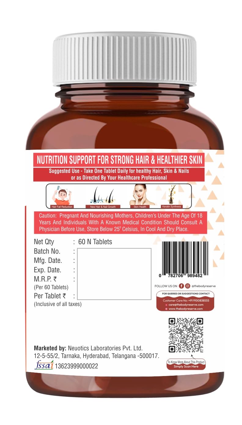 Brown supplement bottle with label on a white background