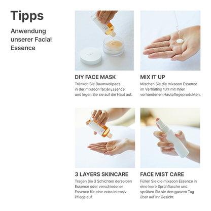 mixsoon Bifida Ferment Essence (100ml) Korean Face Serum, Hydrating & Skin-Repair Essence with Bifida Ferment, Niacinamide, Deep Moisture, Barrier Strengthening, Helps Improves Texture, Radiance & Elasticity for All Skin Types