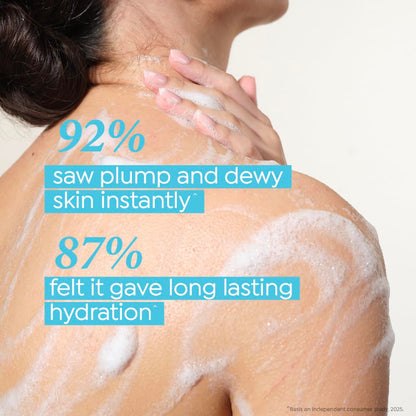 Dove Hydration Boost Serum Body Wash | 6% Hydrating Serum with Hyaluronic Acid | For instantly plump & dewy skin | Paraben & SLS free | 300 ml