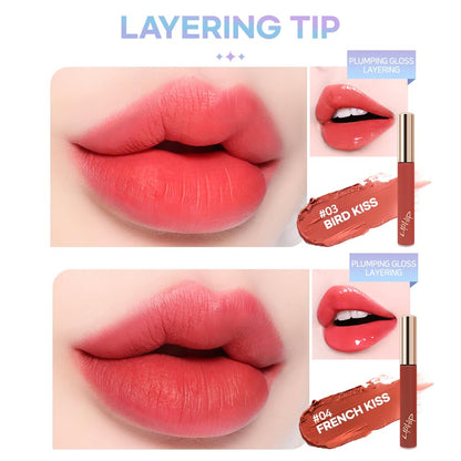 Liphip Lip Plumping Gloss,Spicy Lip Lip Gloss, Moisturizing & Glimmer Glow Lip Gloss (3.5g)
