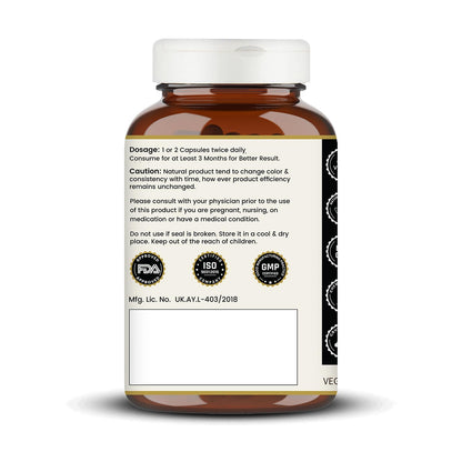 Shilajit Capsules – Natural Support for Energy, Strength & Vitality | Helps Maintain Stamina, Endurance & Wellness | Herbal Supplement | 60 Capsules (Pack Of 1)