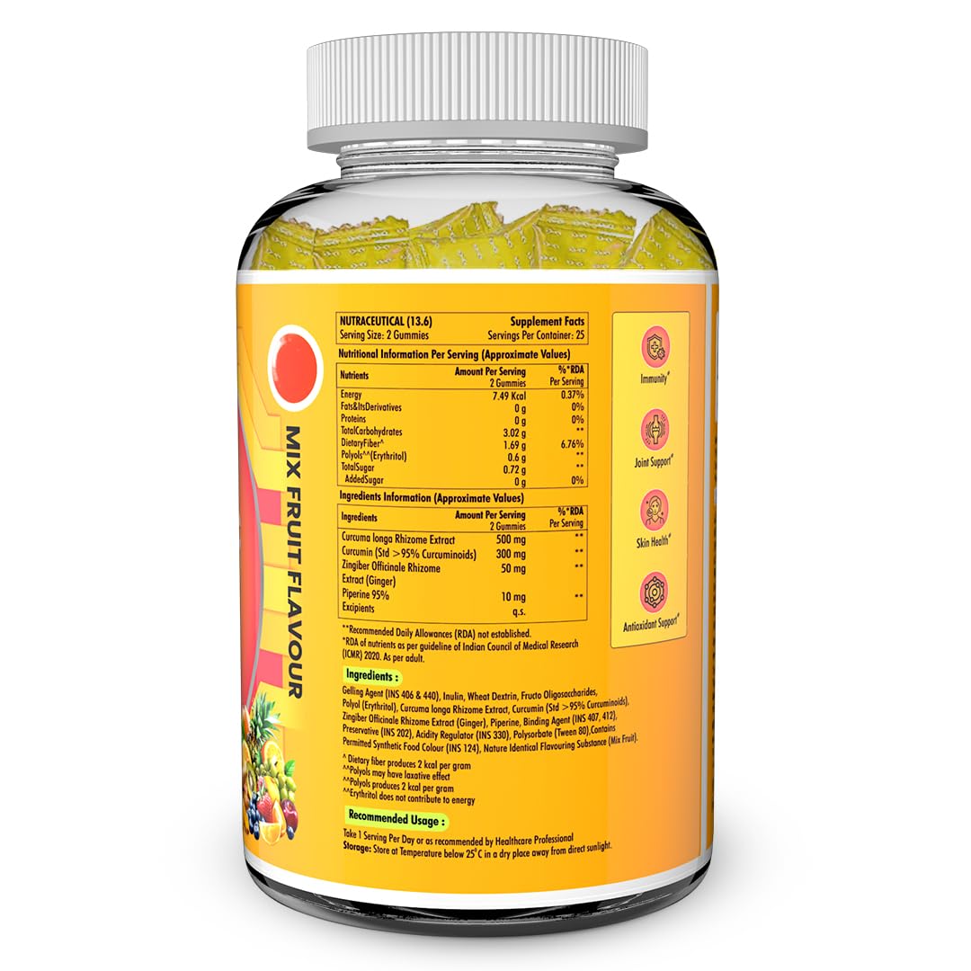 Supplement bottle with nutritional information on a white background