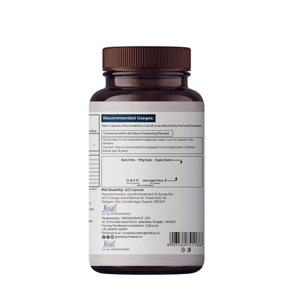 Zephivo Miduty by Palak Notes Vitamin ADK, Vitamin D3 and K2 Supplements, Cholecalciferol Vitamin D3, Boost Immunity, Stronger Bones, Vitamin ADK Supplement, Immunity Booster Capsule - 60 Capsules