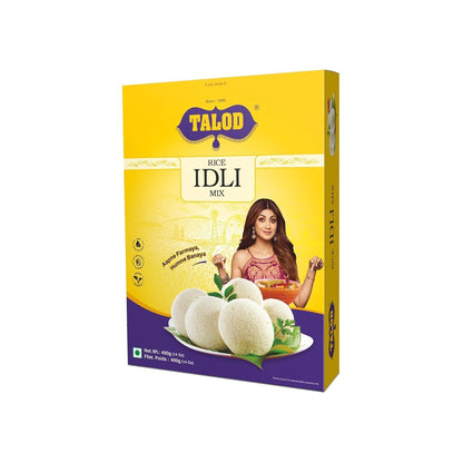 Talod Instant Rice Idli Flour Mix | Soft & Fluffy South Indian Idli Premix | Ready to Cook Batter | Healthy Traditional Breakfast | No Artificial Colors and Flavours | Any time Snacks - 400g