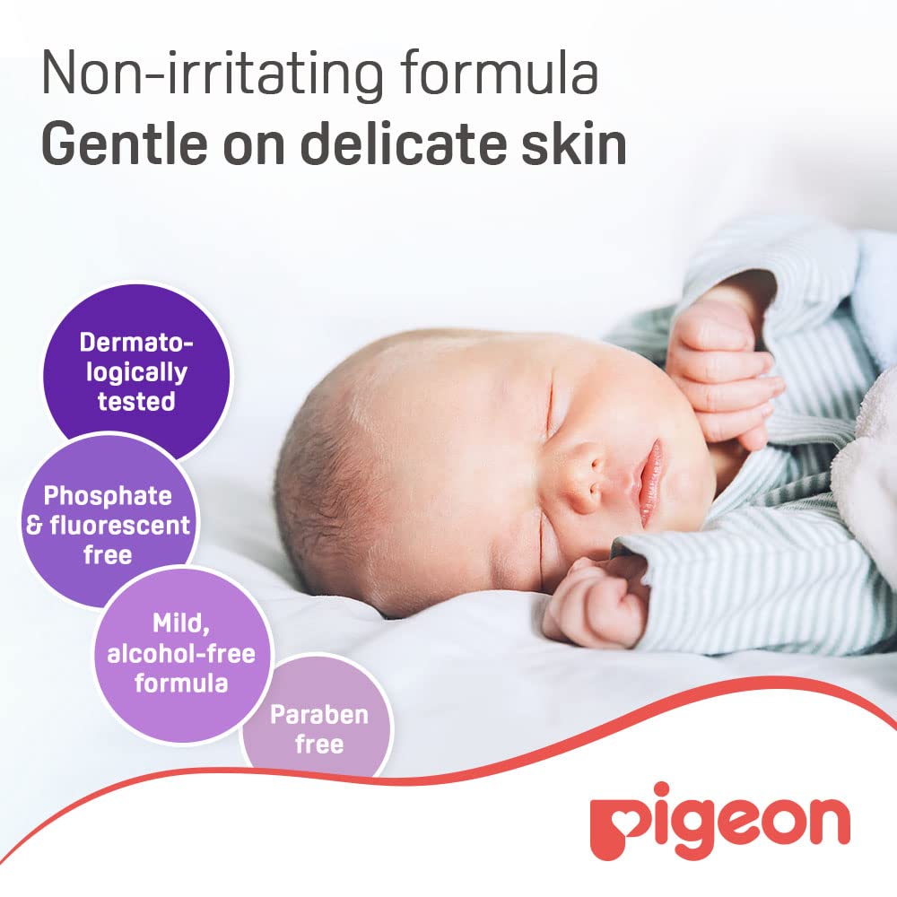 Pigeon Baby Laundry Liquid Detergent – 900 ml Dispenser Bottle | Removes Tough Stains, Gentle on Baby Clothes | Hypoallergenic, Mild Fragrance, Safe for Newborns