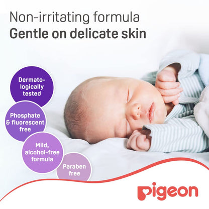 Pigeon Baby Laundry Liquid Detergent – 900 ml Dispenser Bottle | Removes Tough Stains, Gentle on Baby Clothes | Hypoallergenic, Mild Fragrance, Safe for Newborns