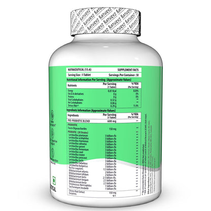 Supplement bottle with a green label showing nutritional information and ingredients.