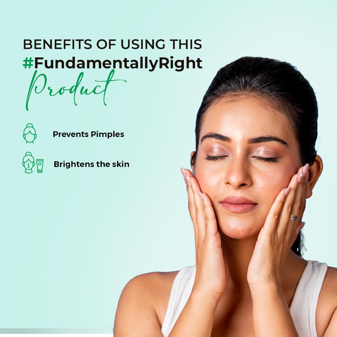 NEOLAYR Natural Neem Purifying Face Wash | With Neem & Turmeric Extracts | Prevents Pimples | Helps in Reducing Scars | Ideal for Acne Prone & Sensitive Skin - Added Moisturiser,50 ml