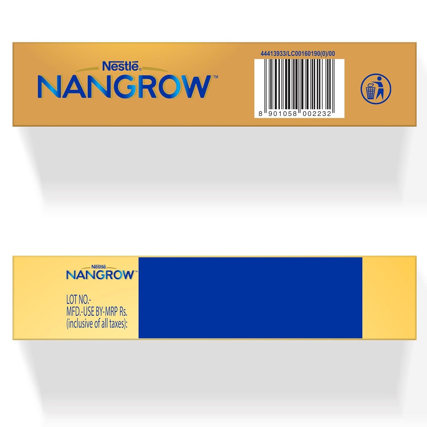 Nangrow Nutritious Milk Drink Powder For Growing Children Toddler Aged 2-6 Years | Contains DHA | Rich In Protein & Vital Nutrients | Creamy Vanilla Flavor, 400g, BIB Pack (Package May Vary)