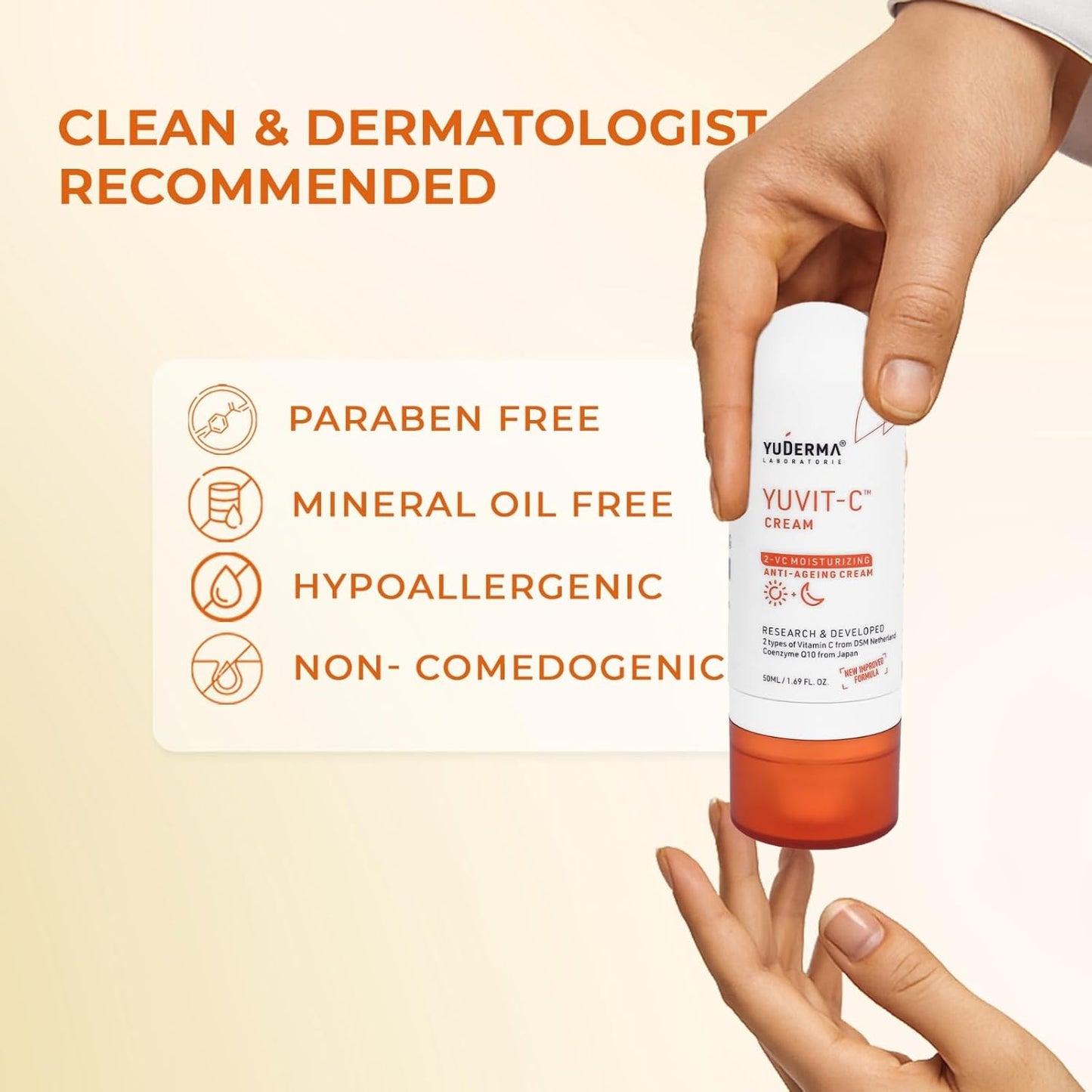 YUDERMA Yuvit C Moisturizing Anti-Ageing Cream, 40 Ml