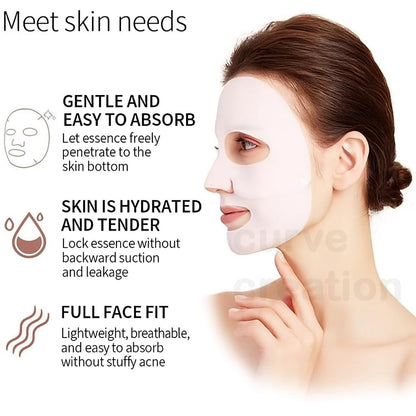 Bio Collagen Deep Collagen Night Mask Hydrating Overnight Hydrogel Korean Glass Skin Mask For Deep Hydration Wrapping Peel Off Facial Mask Pack (Pack of 1)