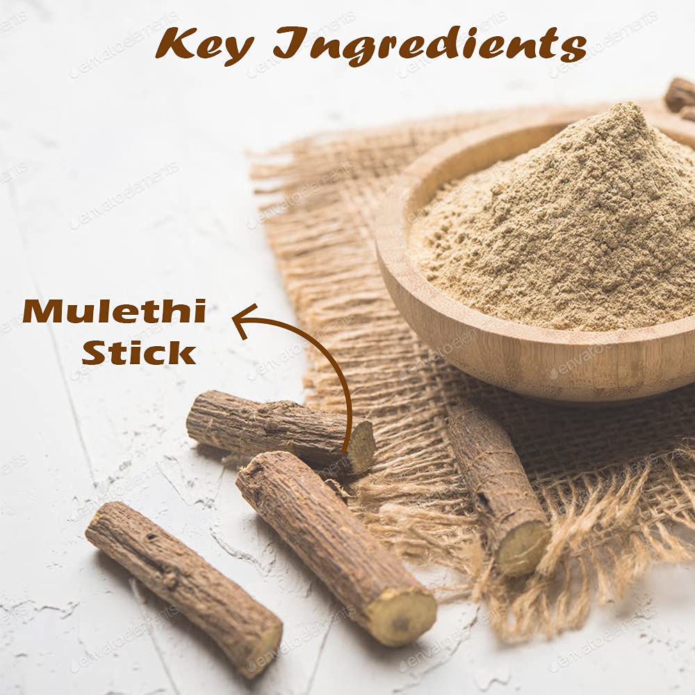 Namo Organics Mulethi Stick For Eating - 100 Gms - Yashtimadhu/Licorice Roots For Throat