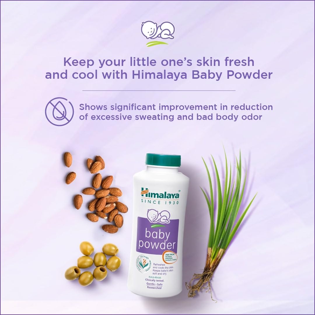 Himalaya Baby Powder 400g | Refreshes and keeps baby's skin smooth and dry