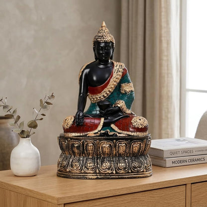 Elegant Buddha Statue for Home Décor (Pack of 1, Multi)