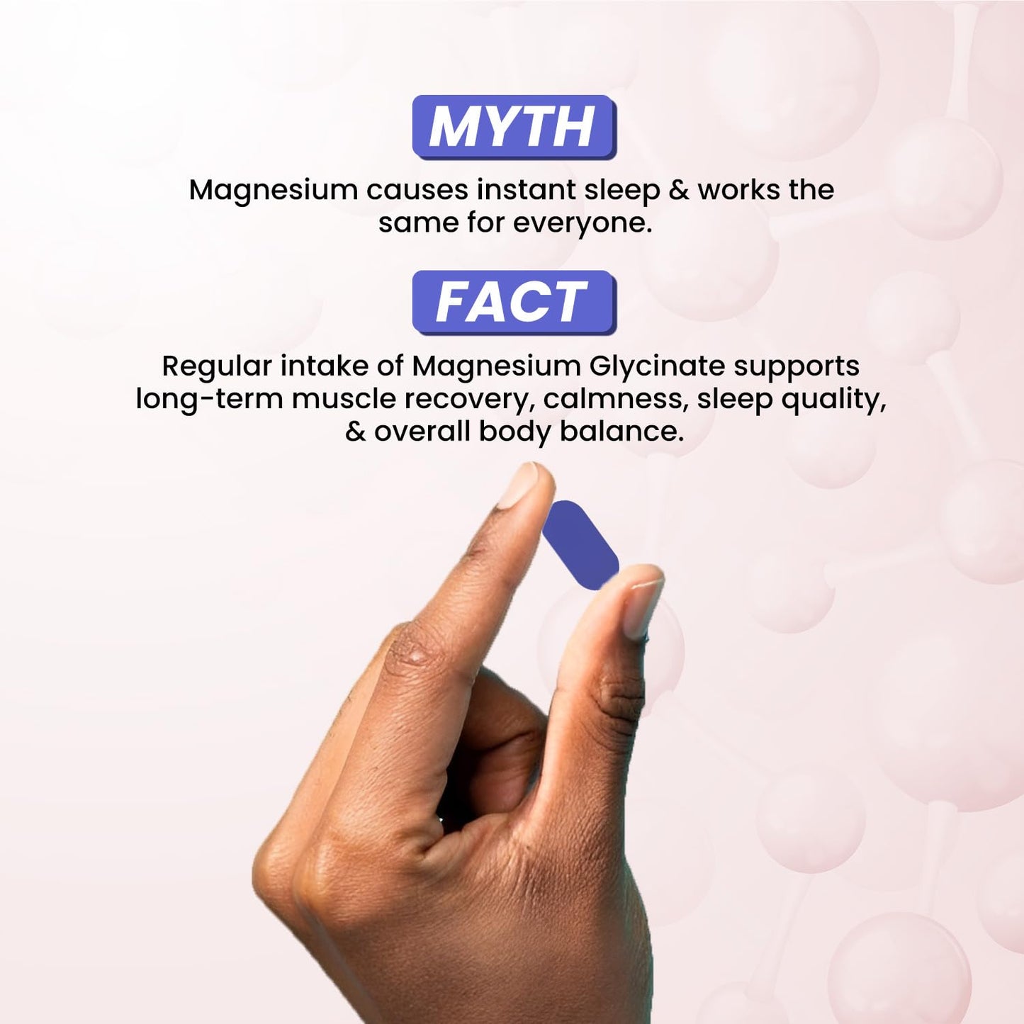 Herbalmax Magnesium Glycinate Supplement 2000mg Per Serving – 30 Veg Tablets | High Absorption Magnesium | Supports Muscle Relaxation, Sleep & Stress Relief | Daily Wellness Support