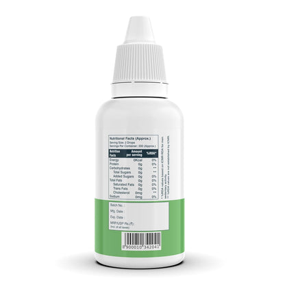NutritJet Stevia Liquid Drops Natural - Zero Calories & Zero Carbs, Sugar Substitute Great for Weight Control - 30ml