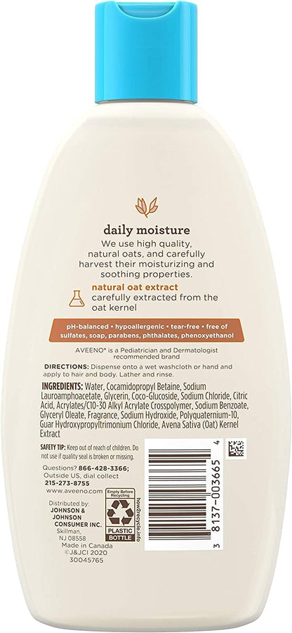 Aveeno Lightly Scented Baby Wash & Shampoo 8oz.