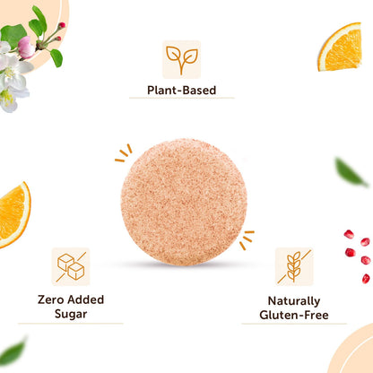 Neuherbs Plant Based Apple Cider Vinegar With Mother 20 Effervescent Tablets (Orange Flavour) For Weight Management | Rich in Antioxidants with Vitamin B6 & B12 | Zero Added Sugar | Gluten Free