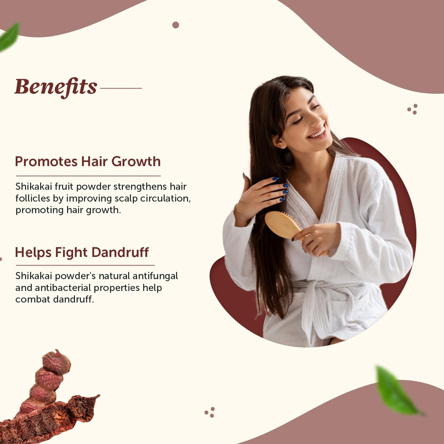 Neuherbs Shikakai Powder for Hair - 100g | Hair Pack for Hair Growth & Scalp Cleansing | 100% Pure & Natural With No Added Preservatives