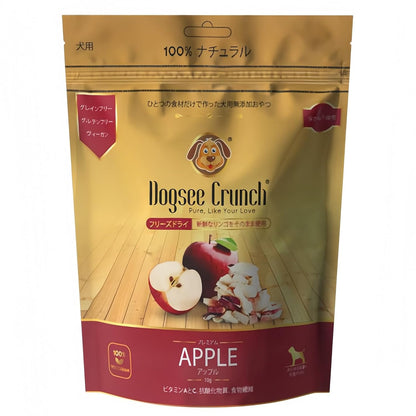 Dogsee Crunch Apple from Freeze-Dried Apples, Single-Ingredient Training Treat for Dogs (10g)