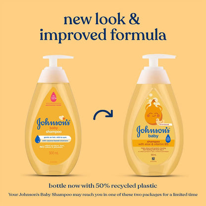 Johnson's Baby No More Tears Baby Shampoo, 500ml