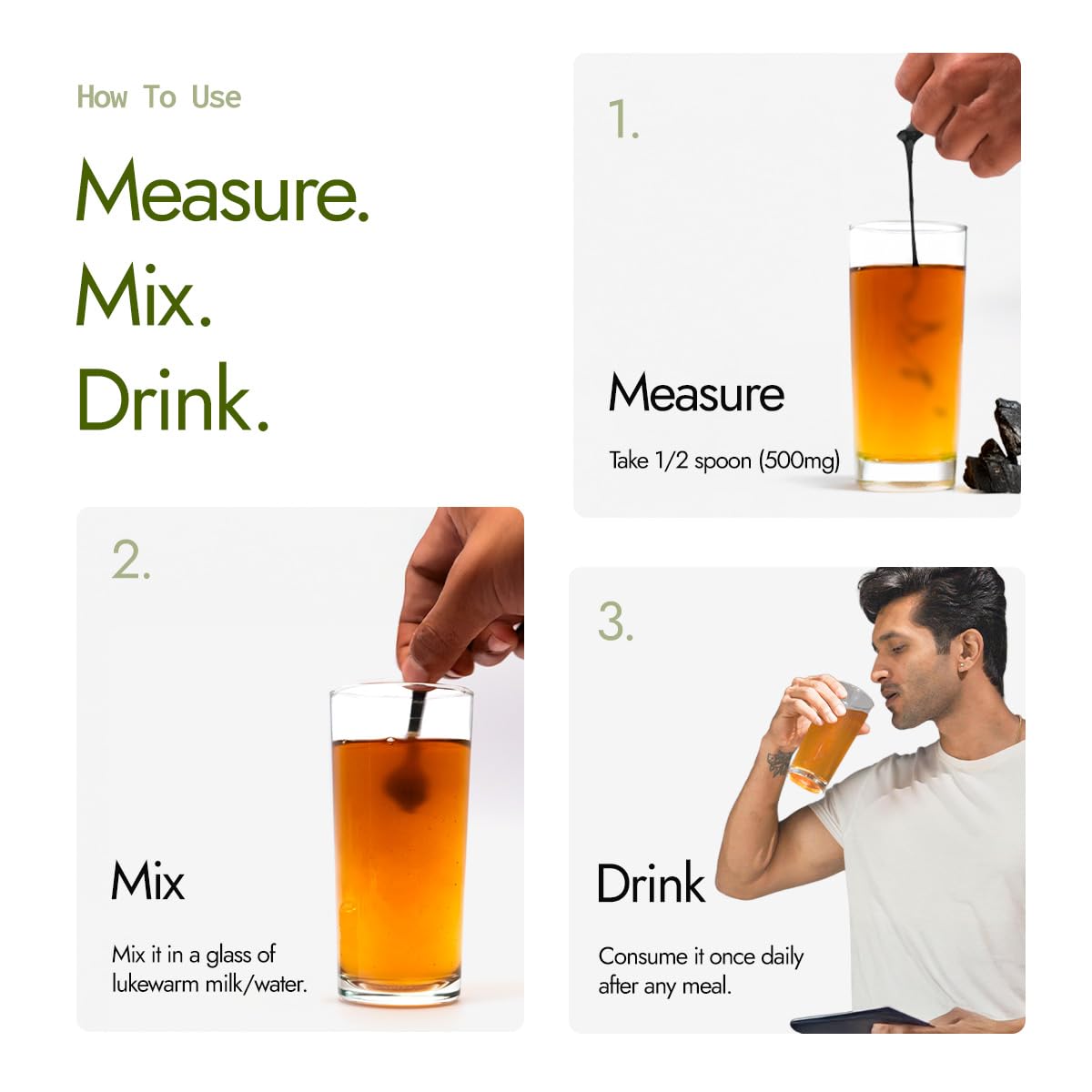 Kapiva Shilajit Energy Resin 20g | With 100% Pure Shilajit/Shilajeet | 500mg/Serving | Boosts All day Energy & Stamina | 40 Servings | Contains Aswagandha, Gokshura Vidharikand |100% Ayurvedic