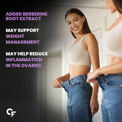 Carbamide Forte PCOS Supplement For Women - 40:1 Ratio 2000mg Myo-Inositol to D-Chiro-Inositol Supplement for PCOS - 60 Veg Inositol Tablets