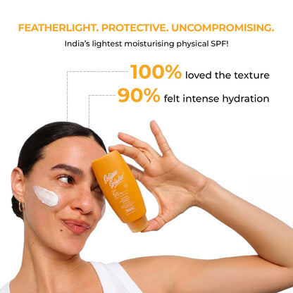 Eclipse Solaire Active Physical / Mineral Sunscreen SPF50 PA++++ | Clinically Tested | No White Cast | Broad Spectrum UVA/UVB & Blue Light Shield | Non-Greasy Sunscreen SPF 50 For All Skin Types – 60ml.