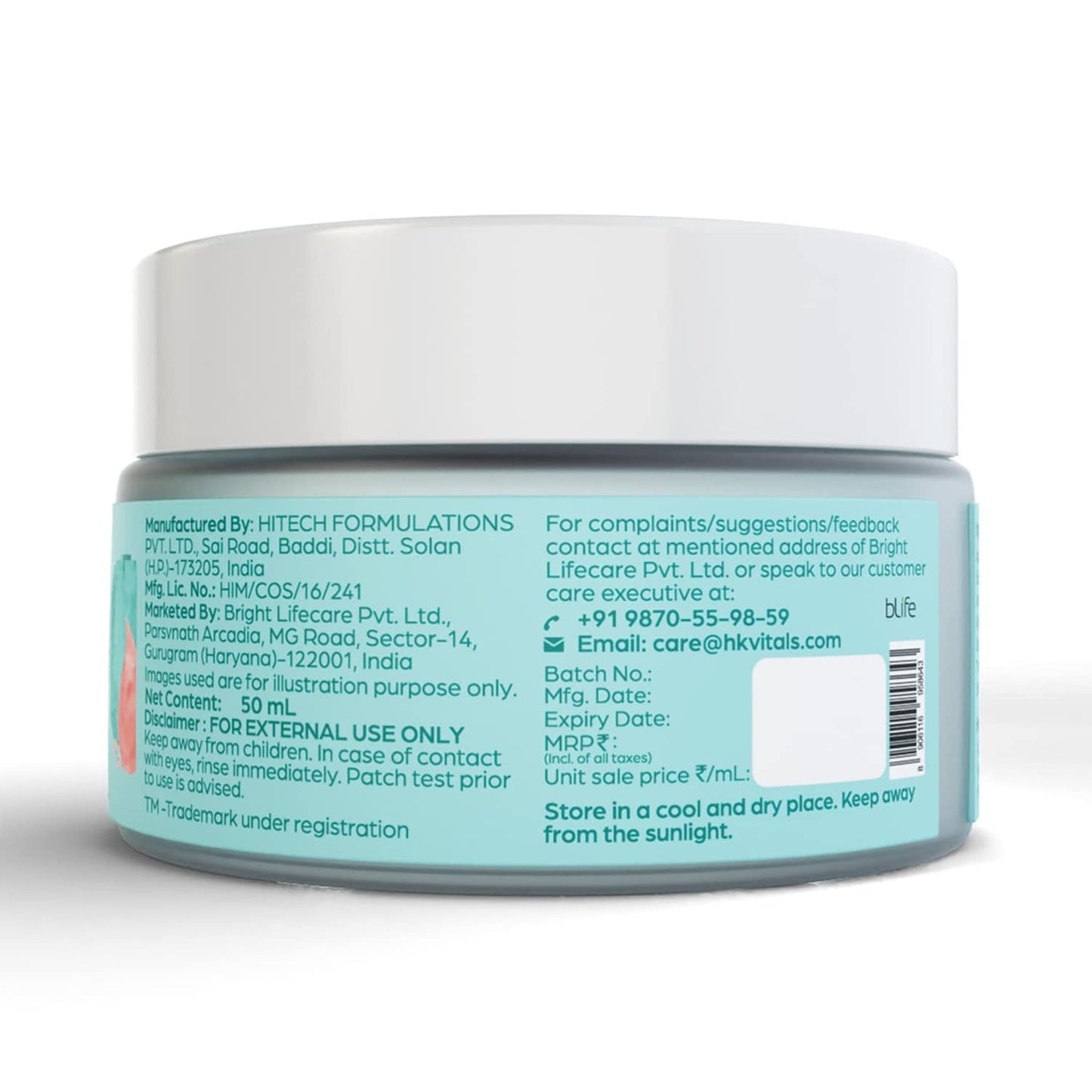 HK VITALS by HealthKart Collagen Moisturizer for Face (50ml) | With Hyaluronic Acid, Stimulates Collagen Production | Reduces Signs of Ageing & Nourishes Skin | All Skin Types