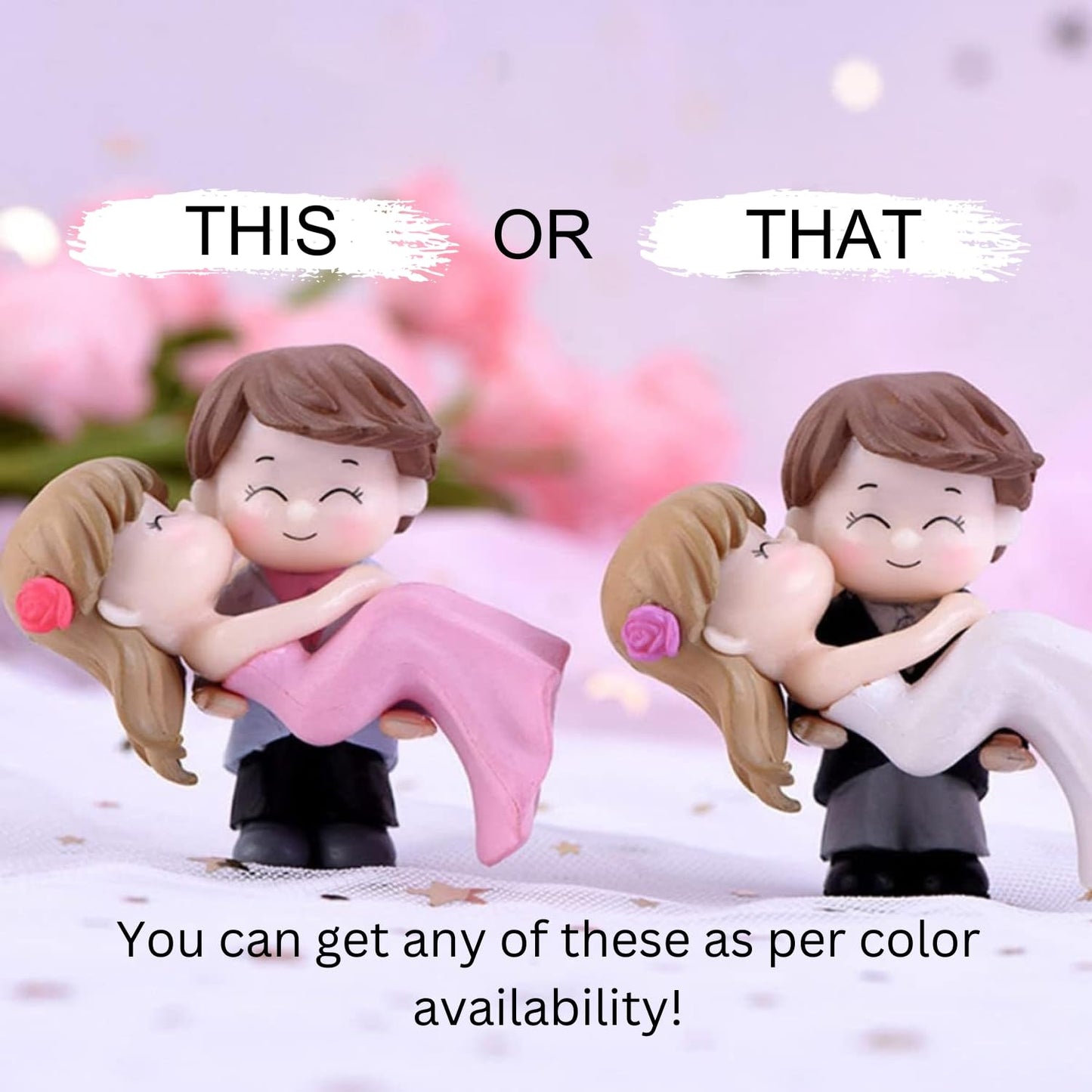 ascension Lovely Couple Gift for Girlfriend Boyfriend Husband Wife Her Him | Miniature Showpiece Valentines Day Gift for Love Valentine Day Decoration Items Romantic Couple Statue Showpiece