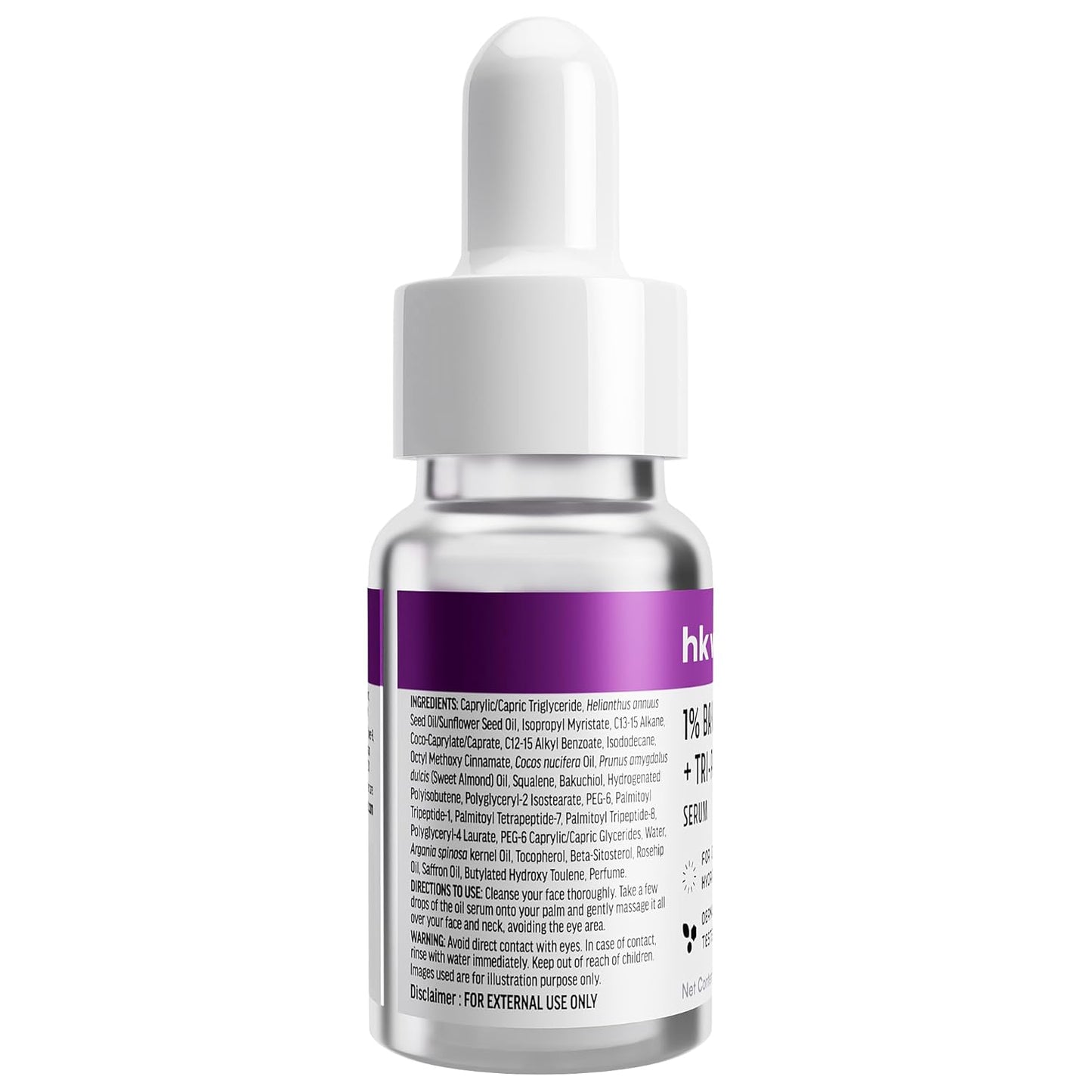 hk vitals 1% Bakuchiol Serum, 15ml | Retinol Alternative | For Glowing & Hydrated Skin, Boosts Collagen Production | All Skin Types