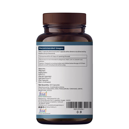 Zephivo Miduty Palak Notes Triple Thyroid Care Supplement - Rapid Action Formula - KSM-66 Ashwagandha - Sea Kelp - Zinc - Vitamin B1-Selenium-L-Tyrosine - Supports Thyroid Health - Good mood - 60 Capsules