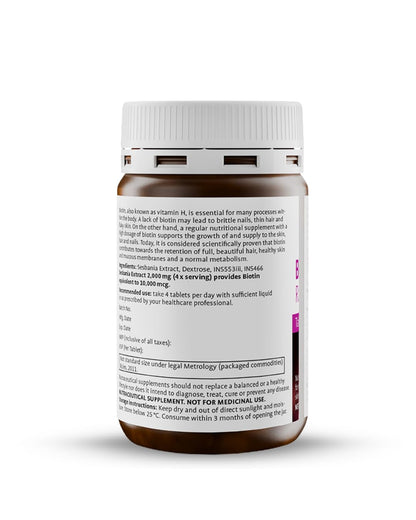 Supplement bottle with label on a white background