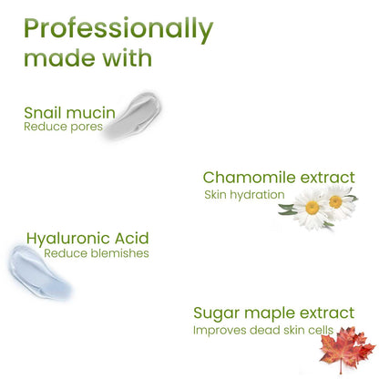 O3+ Snail Mucin Instant Glass Sheet Mask 30 ml