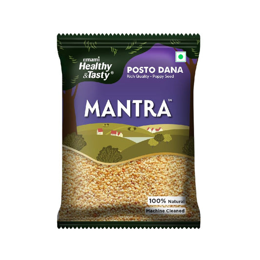 Emami Healthy and Tasty Mantra Whole Posto (Poppy) Seeds Pouch, 100 gram