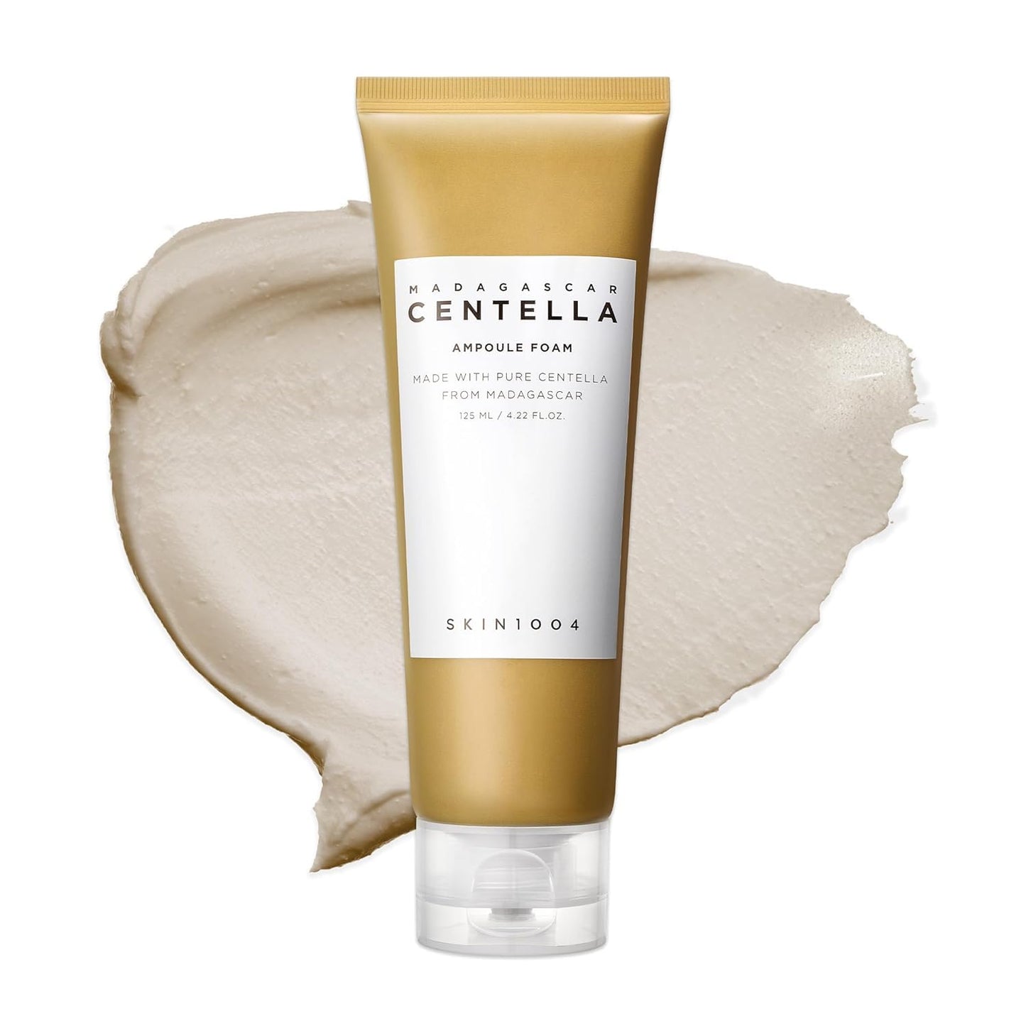 SKIN1004 Madagascar Centella Ampoule Foam Cleanser | Gentle Hydrating Face Wash, 125 ml