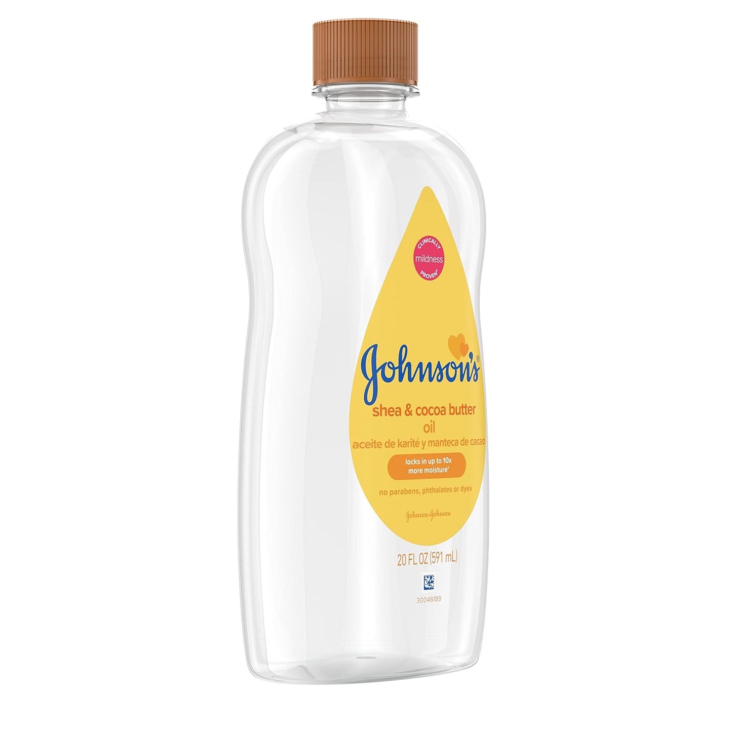 JOHNSONS BABY OIL 591ML (20OZ) - SHEA & COCOA BUTTER (US)