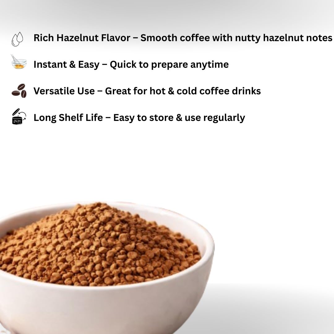 Coffee Island Premium Instant Classic Coffee Jar (100 Gram) | 100% Arabica beans | 0% Chicory | Dark Roast | Freeze Dried Coffee Powder | Rich Bold Flavor for Hot & Iced Drinks | Make Café Style Hot or Cold Coffee, black Coffee, Cappuccino, Latte at Home