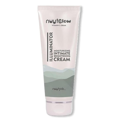 Nuutglow Intimate Brightening Cream with Vitamin C (100ml) | Reduces Dark Patches | For Private Areas, Underarms, Thighs & Knees | Unisex | Softens Skin