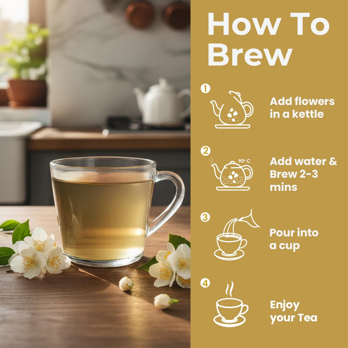 BLUE TEA - Lavender Flower Tea - 30 g - 30+ Cups | Relaxation & Stress Relief | Calming Tea | Caffeine Free - Herbal Tea - Flower Based - Natural - Non-Bitter | Reusable Pet Jar