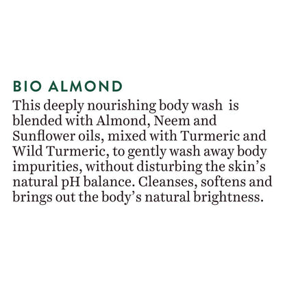 Biotique Almond Oil Ultra Rich Body Wash| Maintains Skin’s Natural pH |100% Botanical Extracts| Soap-Free Body Wash Suitable for All Skin Types | 200mL