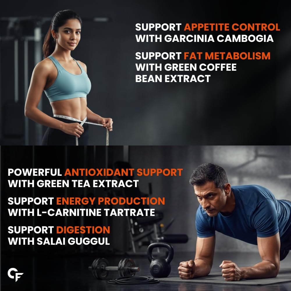 Carbamide Forte Keto Fat Burners for Men | 5-in-1 Fat Burners for Women with 600mg Garcinia Cambogia | Fat Burner Supplement May Support Fat Metabolism & Energy | Weight Loss for Women & Men - 60 Tablets