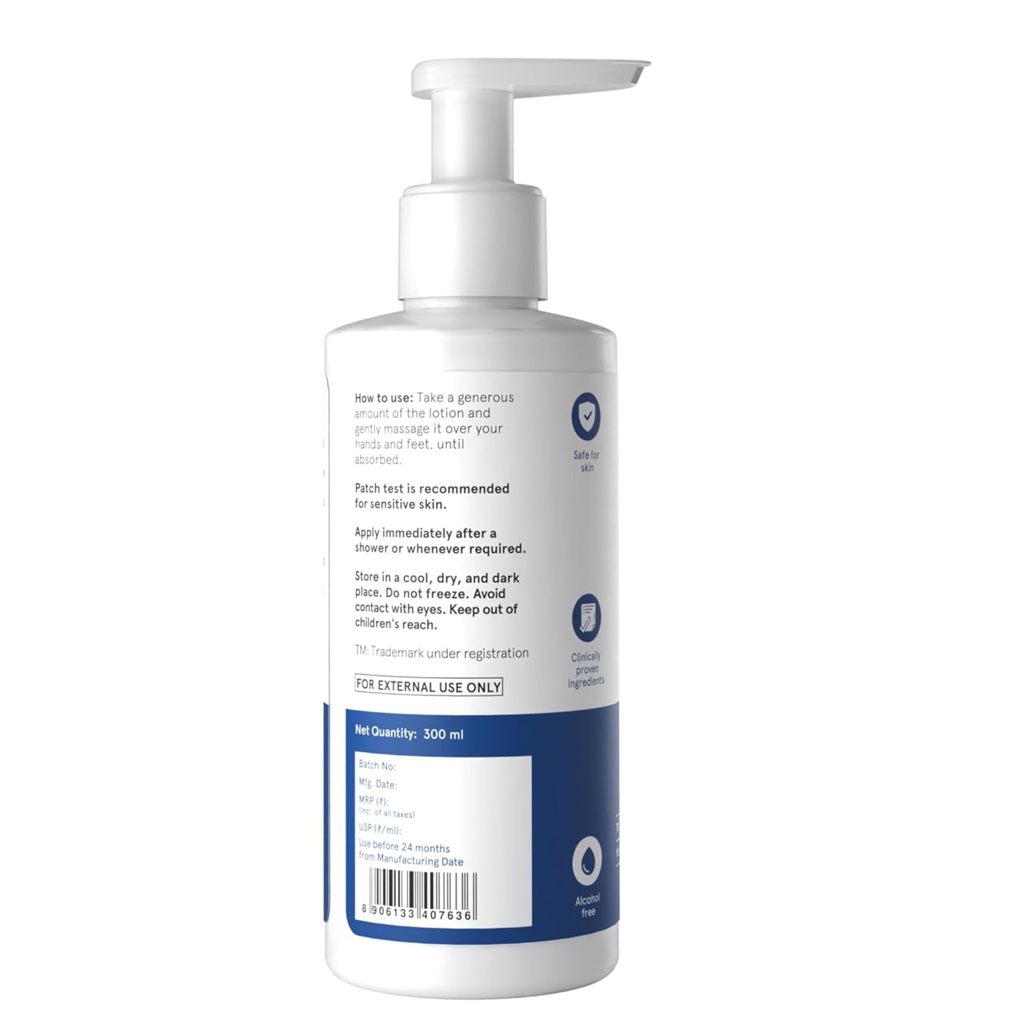 Be Bodywise 10% Urea Body Lotion 300ml | 48 Hour Dry Skin Relief | For Very Dry & Flaky Skin | With Ceramides, Kokum & Mango Seed Butter | Non-Greasy & Lightweight Formula