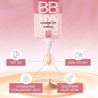 FACESCANADA SPF 35 BB Gel Crème - Warm Caramel, 30g | Multitasking | Even Skin Tone | Instant Glow | Smooth Flawless Matte Finish | Hydrating | Lightweight & Nonsticky