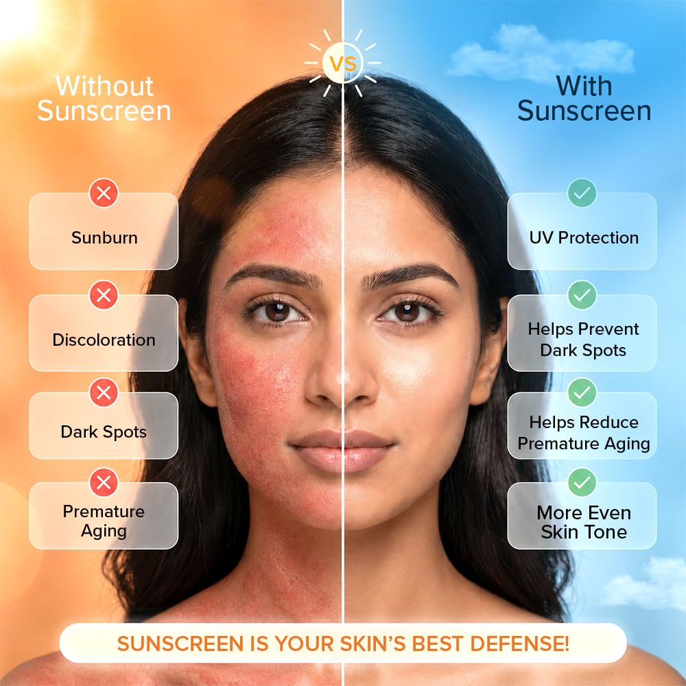Daily Life Forever52 Velvet Matte Sunscreen SPF 50+ PA++++ | Lightweight Makeup Base | No White Cast | Hyaluronic Acid & Vitamin E | Matte Finish - 50g