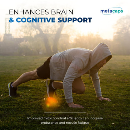 MetaCaps PQQ 20mg – 90 Veg Capsules | Ultra-Potent Mitochondrial Support & Brain Health Supplement | Enhances Energy, Focus & Cognitive Function | Advanced Antioxidant for Longevity | Non-GMO & Vegan