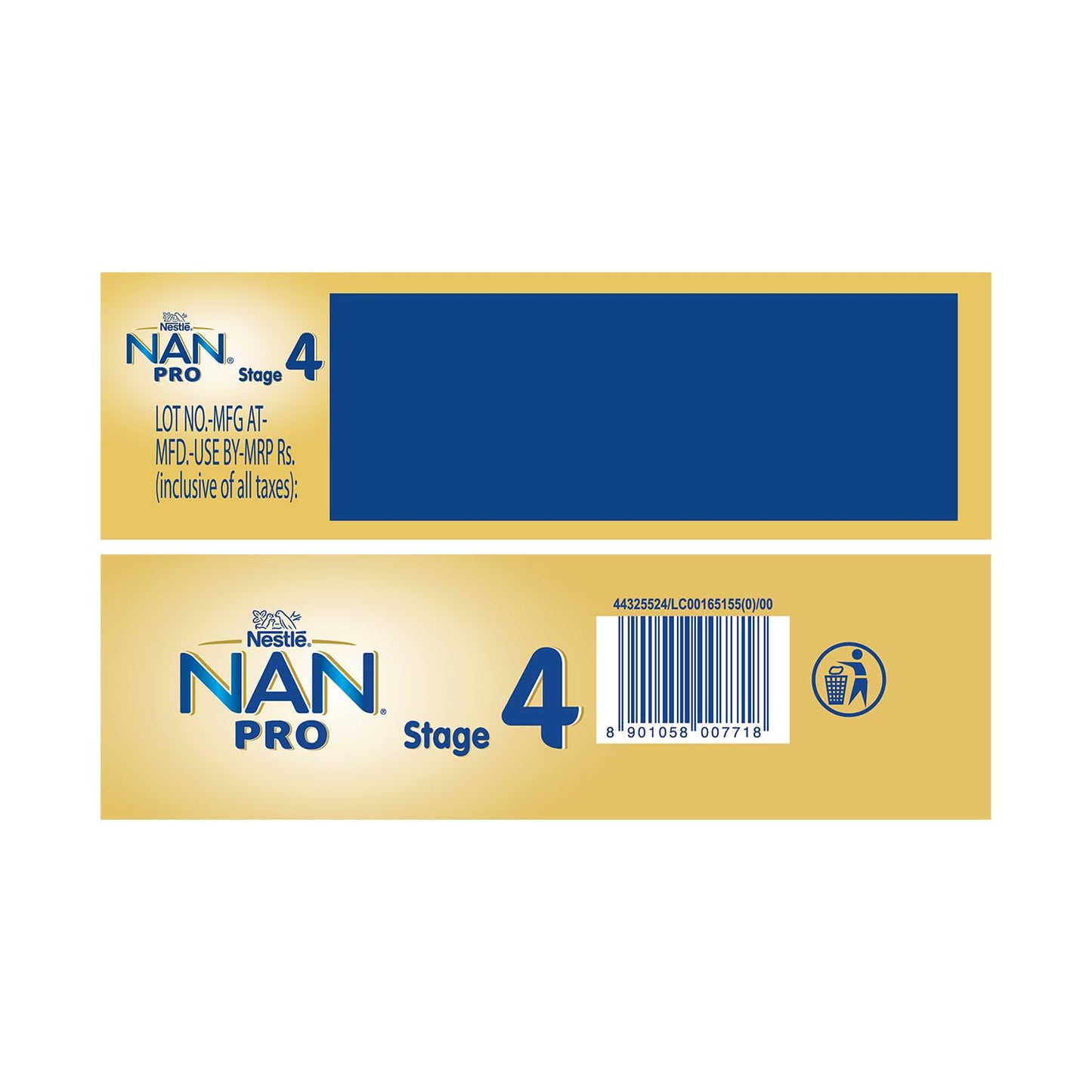 Nestlé NAN PRO 4 Follow-Up Formula Powder After 18 months, Up to 24 months, Stage 4, 400g Pouch in Box